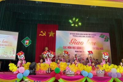 CHƯƠNG TRÌNH GIAO LƯU CÁC MÔN HỌC DÀNH CHO HỌC SINH TIỂU HỌC NĂM HỌC 2021-2022 TẠI HUYỆN YÊN KHÁNH