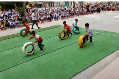 Các trò chơi vận động chào mừng ngày nhà giáo Việt Nam 20-11 của tập thể giáo viên và học sinh trường tiểu học Trần Quốc Toản