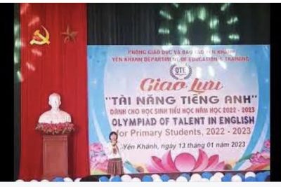 Giao lưu tài năng tiếng Anh năm học 2022-2023