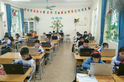 HỌC SINH TRƯỜNG TH TRẦN QUỐC TOẢN THAM GIA THI IOE CẤP TRƯỜNG NĂM HỌC 2023-2024