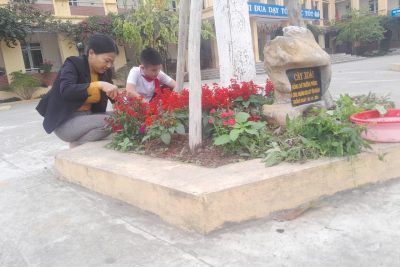 TRƯỜNG TIỂU HỌC TRẦN QUỐC TOẢN PHÁT ĐỘNG TRỒNG CÂY ĐỜI ĐỜI NHỚ ƠN BÁC HỒ VÀ GẮN VỚI XÂY DỰNG TRƯỜNG HỌC XANH, SẠCH, ĐẸP NHÂN DỊP ĐẦU XUÂN GIÁP THÌN 2024.