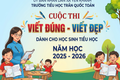CUỘC THI “VIẾT ĐÚNG – VIẾT ĐẸP” CẤP TRƯỜNG NĂM HỌC 2025 – 2026